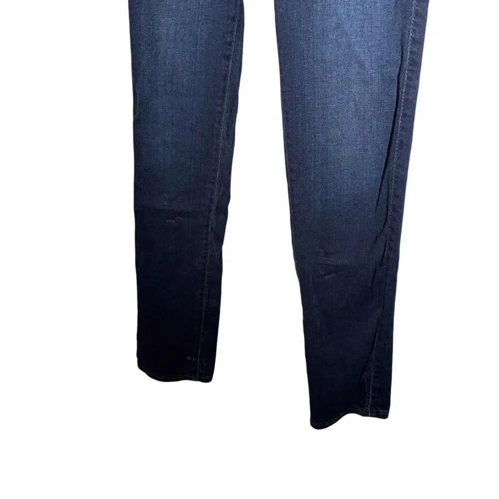 AG Adriano Goldschmied The Prima Mid Rise Cigarette Sz 27R Dark Wash Skinny Jean - Picture 4 of 9